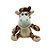 Girafa De Pelúcia Marrom e Branco - 20cm - 1 unidade - Rizzo - Imagem 1