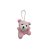 Chaveiro De Pelúcia Ursinho Rosa - 8cm - 1 unidade - Rizzo - Imagem 1