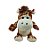Girafa De Pelúcia Marrom e Branco - 20cm - 1 unidade - Rizzo - Imagem 1