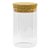 Pote de Vidro Hermético Tampa de Rolha - 6,5x10cm - 250ml - 1 unidade - Rizzo - Imagem 1