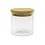 Pote de Vidro Hermético com Tampa de Bambu - 8x8cm - 300ml - 1 unidade - Rizzo - Imagem 3