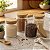 Pote de Vidro Hermético com Tampa de Bambu - 8x8cm - 300ml - 1 unidade - Rizzo - Imagem 4