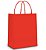 Sacola de Papel M 26x19,5x9,5cm - Vermelho - Embalagem Econômica - 10 unidades - Cromus - Rizzo - Imagem 1