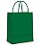 Sacola de Papel M 26x19,5x9,5cm - Verde Escuro - Embalagem Econômica - 10 unidades - Cromus - Rizzo - Imagem 1