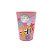 Copo Plástico Peppa Pig Coração - Rosa Escuro - 320ml - 1 unidade - Plasútil - Rizzo - Imagem 2