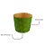 Forma Panetone 250g  - Verde Decorada com Trevos - 10 unidades - Ecopack - Rizzo - Imagem 3