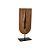 Escultura Face de Poliresina Estilo Madeira - 15x40x11cm - 1 unidade - Rizzo - Imagem 1