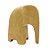 Escultura Elefante Abstrato de Poliresina - 16x18,5x8,5cm - 1 unidade - Rizzo - Imagem 1