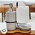 Kit para Banheiro 4 Peças em Cerâmica - Prata - 350ml - 1 unidade - Rizzo - Rizzo - Imagem 6
