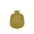 Frasco para Perfumaria de Vidro Redondo - Difusor Cristal Ouro - 200ml - 1 unidade - Rizzo - Imagem 1