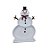Bandeja Boneco De Neve Premium - Branco - 15x22cm - 1 unidade - Só Boleiras - Rizzo - Imagem 1