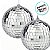 Bola De Natal Espelhada Enfeite Decorativo Globo Disco - 10cm - 1 unidade - Rizzo - Imagem 3