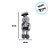 Boneco Ginger bell De Pelúcia Em Pé - 33cm - 1 unidade - Rizzo - Imagem 2