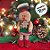 Boneco Ginger bell De Pelúcia Em Pé - 33cm - 1 unidade - Rizzo - Imagem 3