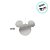 Enfeite Para Pendurar De Natal - Pingente Mickey Ouro - 15cm - Disney Original - 1 unidade - Cromus - Rizzo - Imagem 2