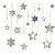 Decoração de Pendurar - Estrelas Holografico Prata Ano Novo - 1 unidade - Regina - Rizzo - Imagem 1
