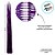 Chicote Metalizado Franja Carnaval 80cm - Roxo - 1 unidade - Rizzo - Imagem 4