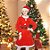 Fantasia Completa De Mamãe Noel De Natal Infantil - 12 a 14 Anos - 1 unidade - Rizzo - Imagem 3