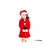 Fantasia Completa De Mamãe Noel De Natal Infantil - 8 a 10 Anos - 1 unidade - Rizzo - Imagem 1
