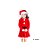 Fantasia Completa De Mamãe Noel De Natal Infantil - 3 a 6 Anos - 1 unidade - Rizzo - Imagem 1