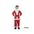 Fantasia Completa De Papai Noel De Natal Infantil - 6 a 8 Anos - 1 unidade - Rizzo - Imagem 1