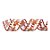 Fita Decorativa Aramada - Colorida Gingerbread - 6,3x914cm - 1 unidade - Cromus - Rizzo - Imagem 1