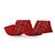 Fita Decorativa Aramada - Quadriculada Vermelho, Branco e Verde - 6,3x914cm - 1 unidade - Cromus - Rizzo - Imagem 1