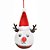 Bola de Natal com led - Rena de Natal - 8cm - 1 unidade - Cromus - Rizzo - Imagem 1