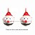 Bola de Natal com led - Boneco de Neve - 8cm - 1 unidade - Cromus - Rizzo - Imagem 2