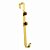 Gancho Suporte para Guirlanda - 2 guizo Gold - 37cm - 1 unidade - Rizzo - Imagem 1