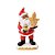 Enfeite De Natal Em Resina - Papai Noel Com Ginger - 22 cm - 1 unidade - Cromus - Rizzo - Imagem 1