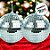 Bola De Natal Espelhada Enfeite Decorativo Globo Disco - 12cm - 1 unidade - Cromus - Rizzo - Imagem 3
