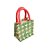 Bolsa De Natal De Juta - Verde, Cru e Vermelho - 15x15cm - 1 unidade - Cromus - Rizzo - Imagem 1