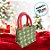 Bolsa De Natal De Juta - Verde, Cru e Vermelho - 15x15cm - 1 unidade - Cromus - Rizzo - Imagem 3