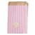 Saco para Presente - Rosa Listrado - 19,5cm - 50 unidades - Cromus - Rizzo - Imagem 1