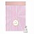 Saco para Presente - Rosa Listrado - 22cm - 50 unidades - Cromus - Rizzo - Imagem 1