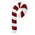 Almofada Candy Cane - Branco,Vermelho - 55cm - 1 unidade - Rizzo - Imagem 1
