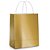 Sacola de Papel G 32x26,5x13cm - Ouro Metalizado - Fundo Largo - 10 unidades - Cromus - Rizzo - Imagem 1