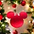 Enfeite Para Pendurar De Natal - Pingente Mickey Vermelho - 12cm - Disney Original - 1 unidade - Cromus - Rizzo - Imagem 3