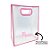 Sacola PVC com Alça Rosa Personalizado com Nome - 27x21x11cm - 1 unidade - Rizzo - Imagem 1