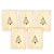 Kit Saco de Algodão Cru com Estampa Natal - Árvore de Natal - 17x21cm - 5 unidades - Rizzo - Imagem 1