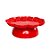 Bandeja Flower Com Pé - 180mm - Vermelho - 1 unidade - Só Boleiras - Rizzo - Imagem 1