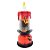 Vela Decorativa Com Led Halloween - Abóbora Vermelho - 15x7cm - 1 unidade - Rizzo - Imagem 3