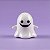 Enfeite Decorativo De Halloween - Fantasma Sorriso Piscante - 5,5x4,5cm - 1 unidade - Rizzo - Imagem 1
