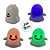 Enfeite Decorativo De Halloween - Fantasma Sorriso Piscante - 5,5x4,5cm - 1 unidade - Rizzo - Imagem 2