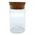 Pote de Vidro com Tampa Rolha - 5x10cm - 150ml - 1 unidade - Rizzo - Imagem 1