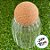 Pote de Vidro Canelado com Tampa Esfera - 9x10cm - 400ml - 1 unidade - Rizzo - Imagem 3