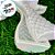 Enfeite de Cauda de Sereia - Branco Nacarado - 11x4,2 cm - 10 unidades - Rizzo - Imagem 3