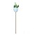 Pick Decorativo de Páscoa - Casca e Folhas Branco - 28cm  - 1 unidade - Rizzo - Imagem 1