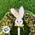 Pick Decorativo Coelho com Laço Amarelo de Páscoa - 29cm  - 1 unidade - Rizzo - Imagem 4